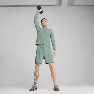 CLOUDSPUN Men's 7" Knit Shorts, Green Moon, extralarge